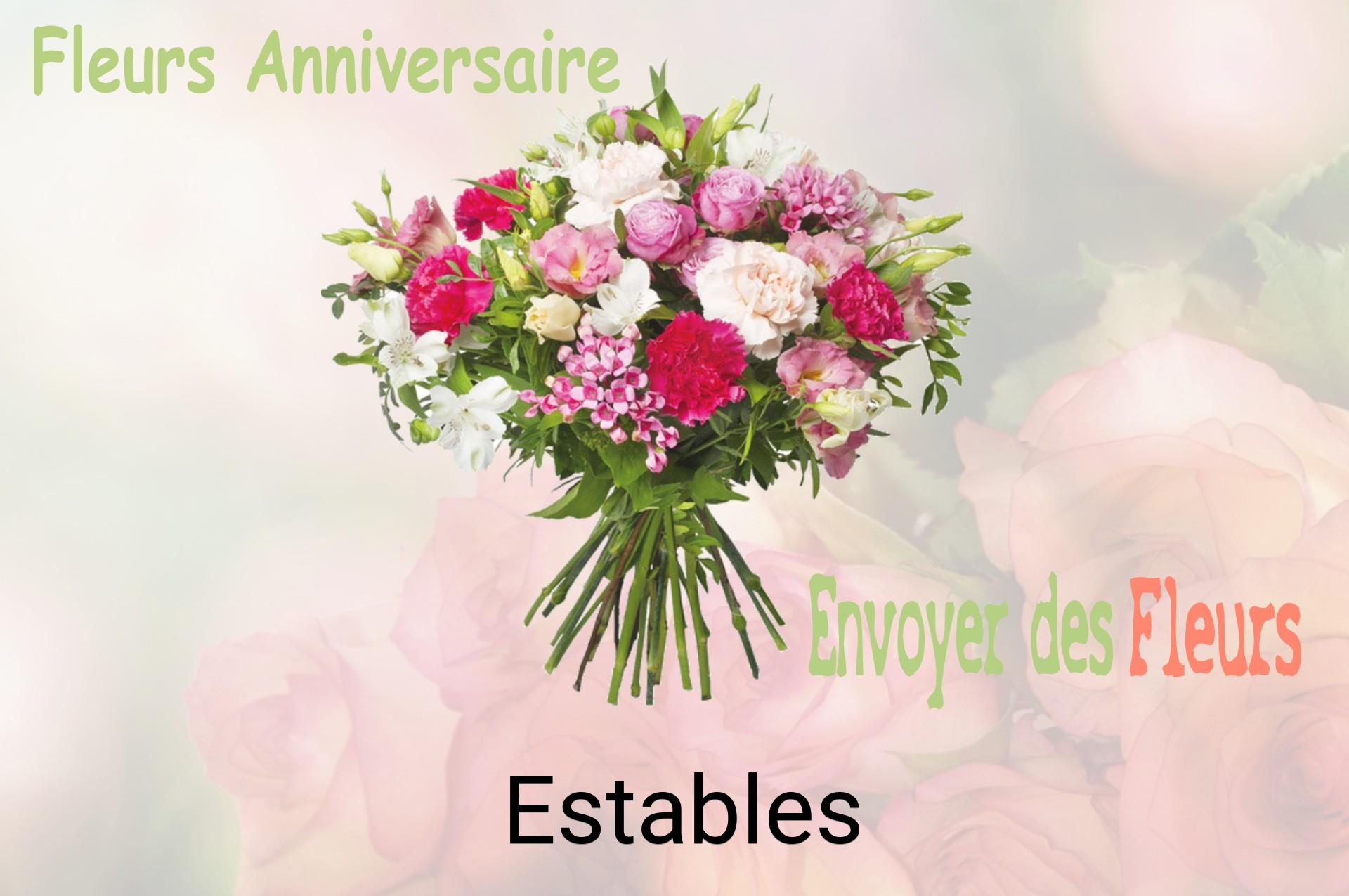 Bouquet de fleurs d’anniversaire livré à Estables